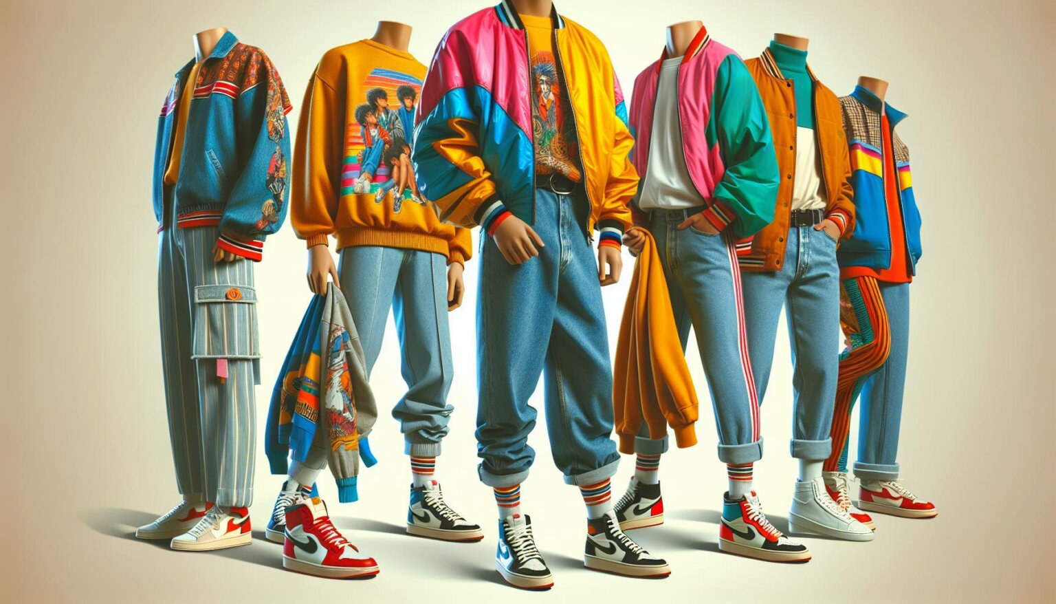 Vintage moda męska lata 80: Charakterystyka stylu, który wraca!